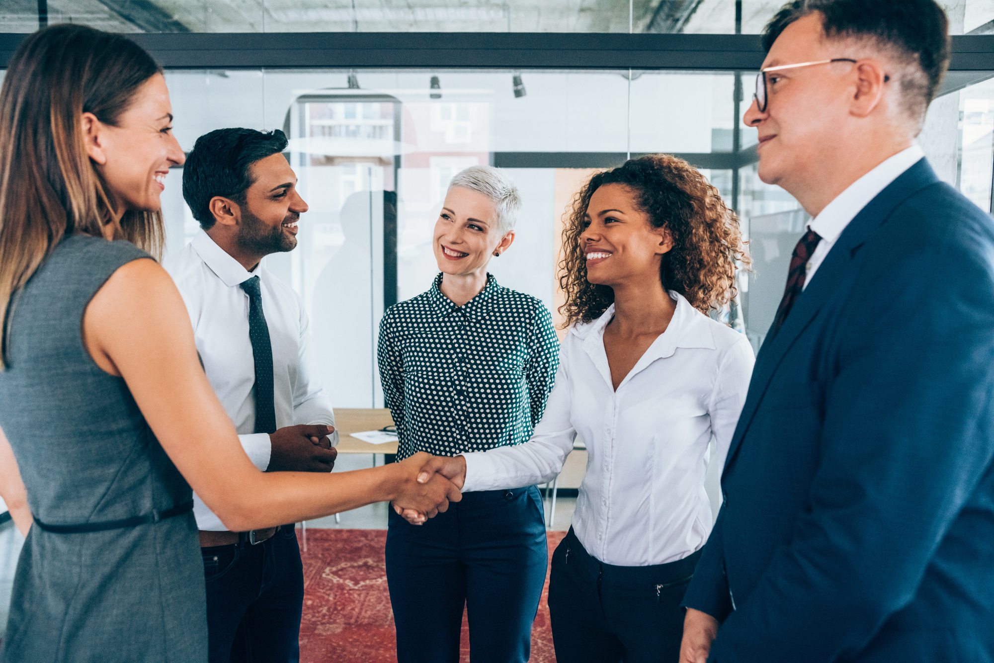 successful meeting people